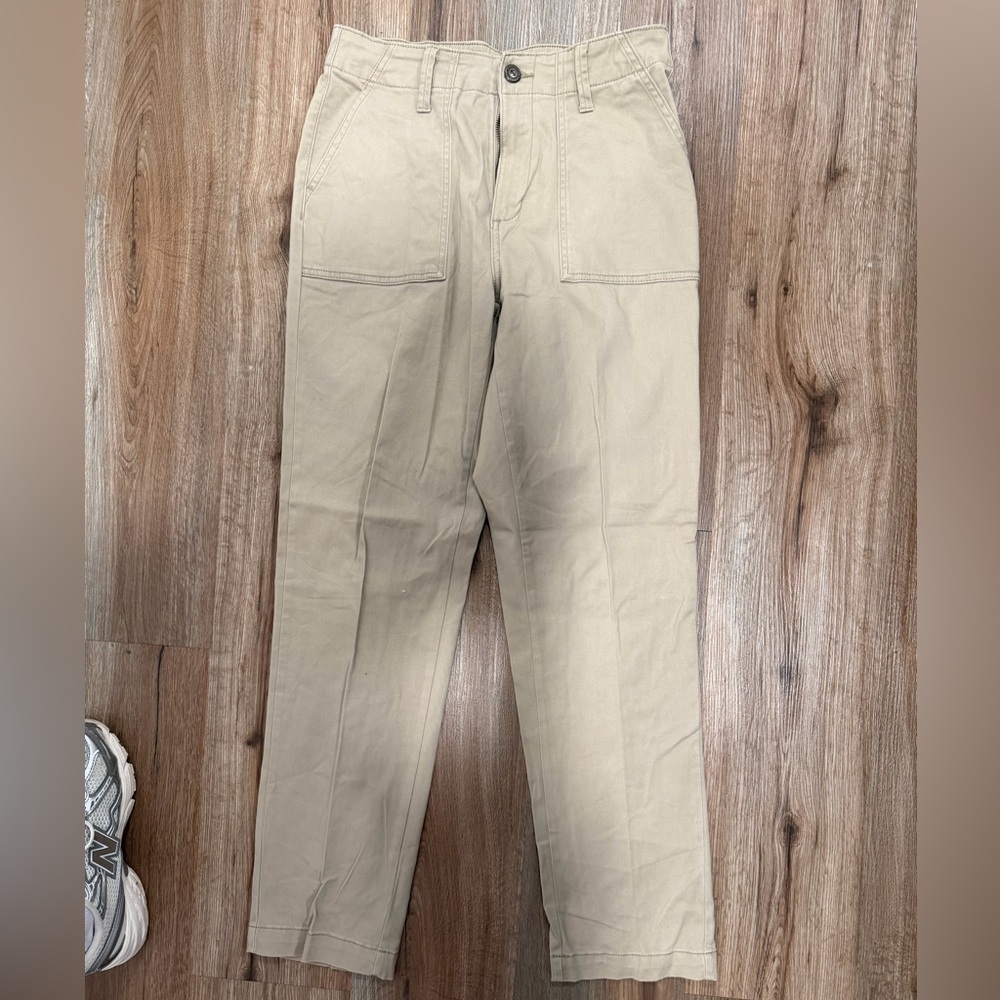 St. John's Bay Men's Beige Straight-Leg Chinos